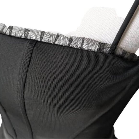 New* BCBGMAXAZRIA Corset Tulle Maxi Gown Dress Black Color Size 10 $498.00 - Picture 11 of 11